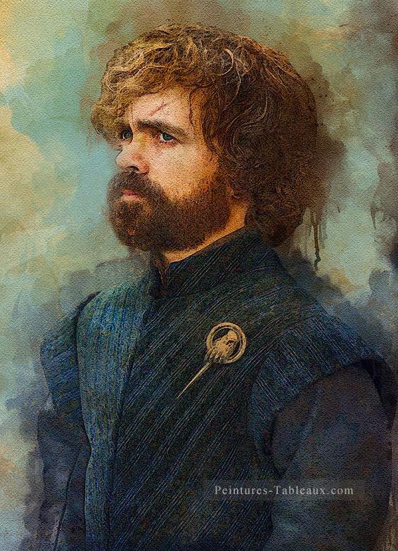 Portrait de Tyrion Lannister en tant que main du roi Le Trône de fer Peintures à l'huile